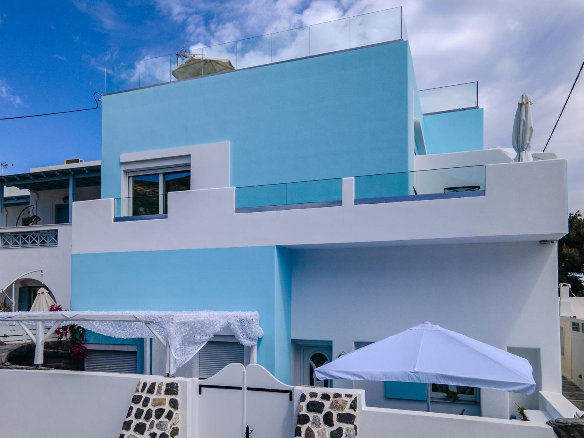 Blue Dream - Santorini Apartment Kamári Exterior foto
